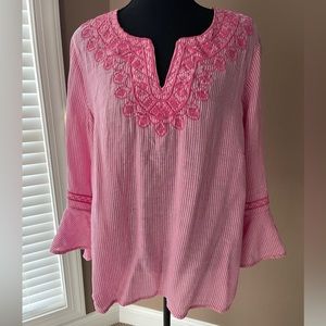 PLUS Crown & Ivy Cotton Top